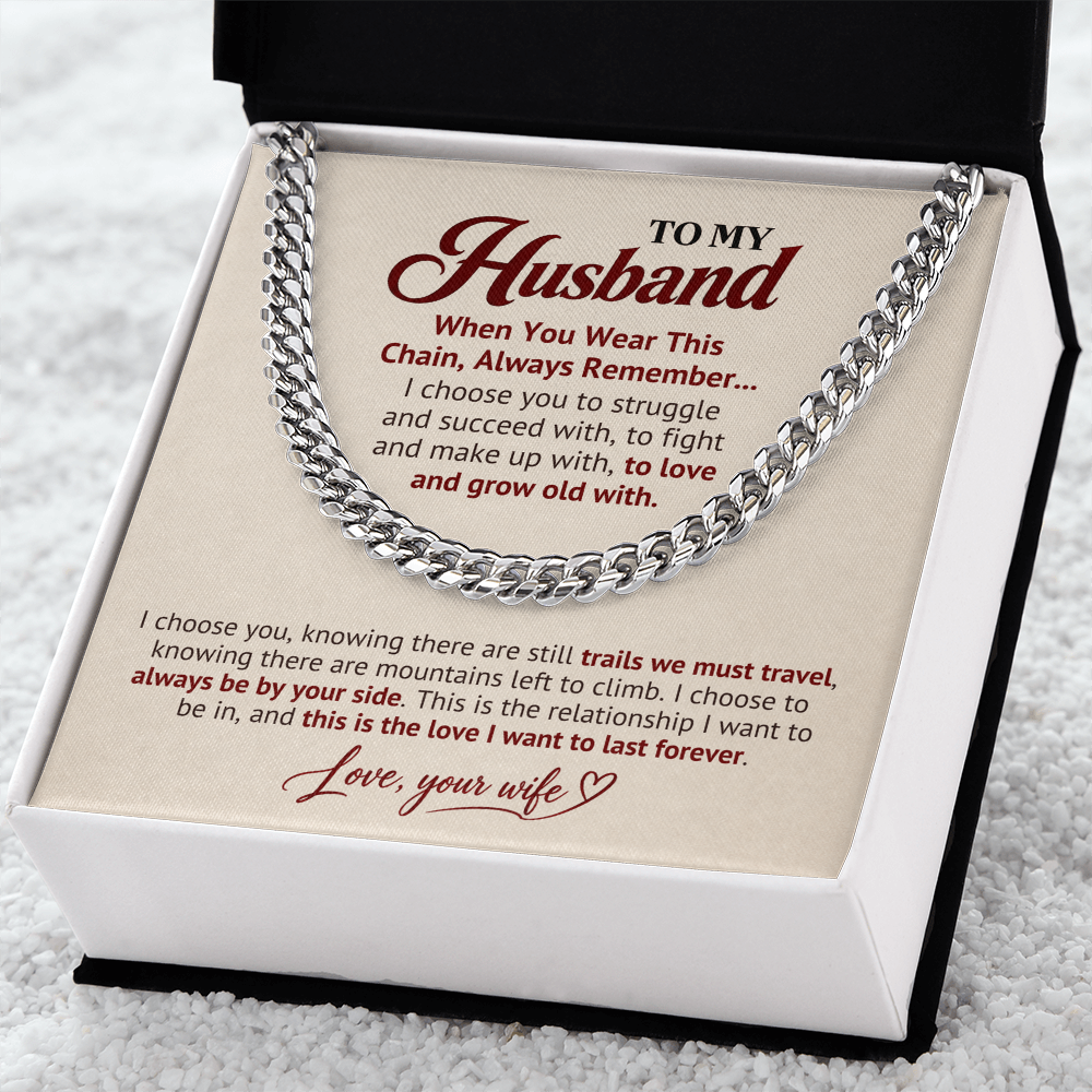 I Gave My Heart to You – Husband Gift Chain