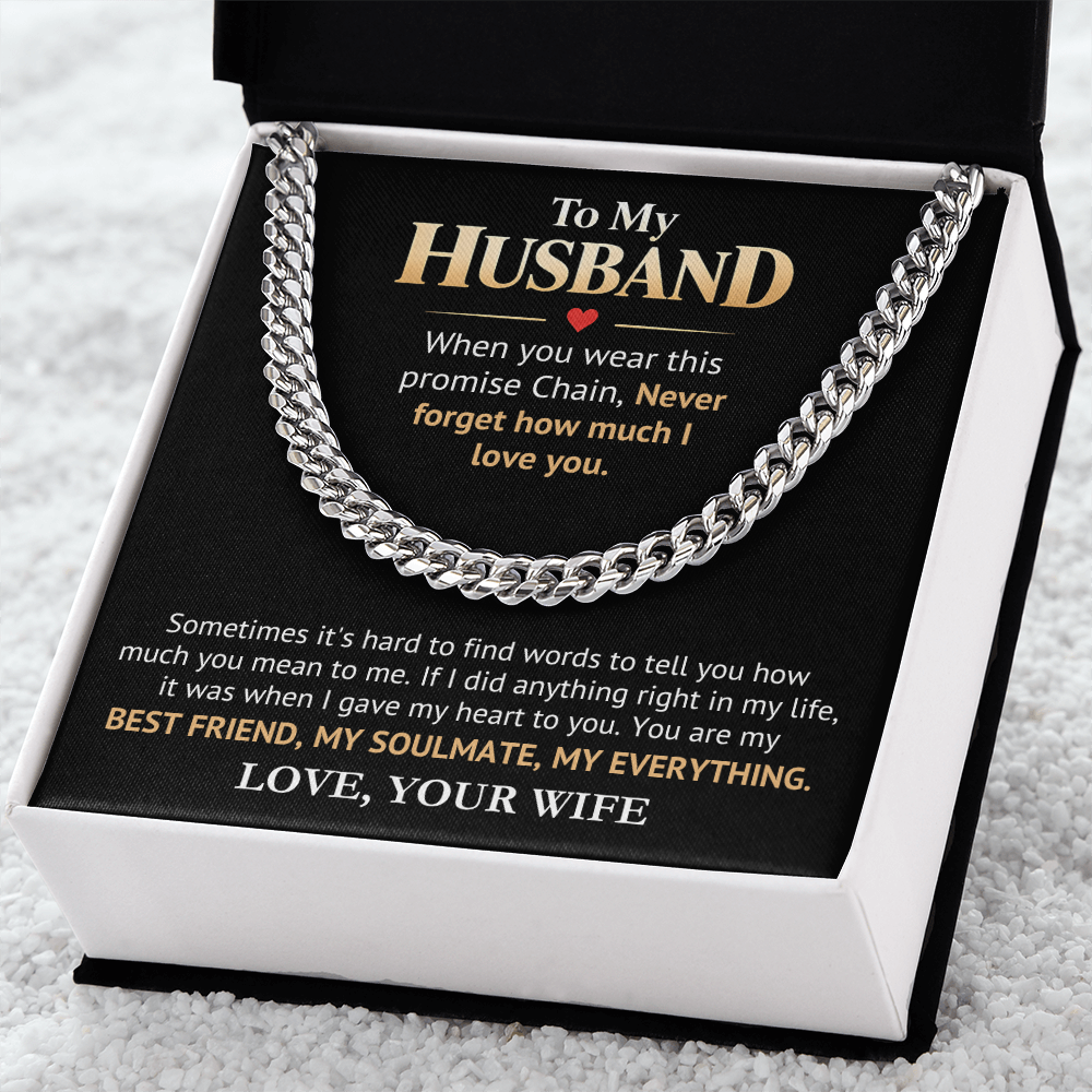 Promise Chain for Husband – A Forever Love Gift