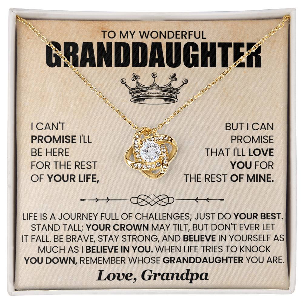 To My Granddaughter My Hearts Delight