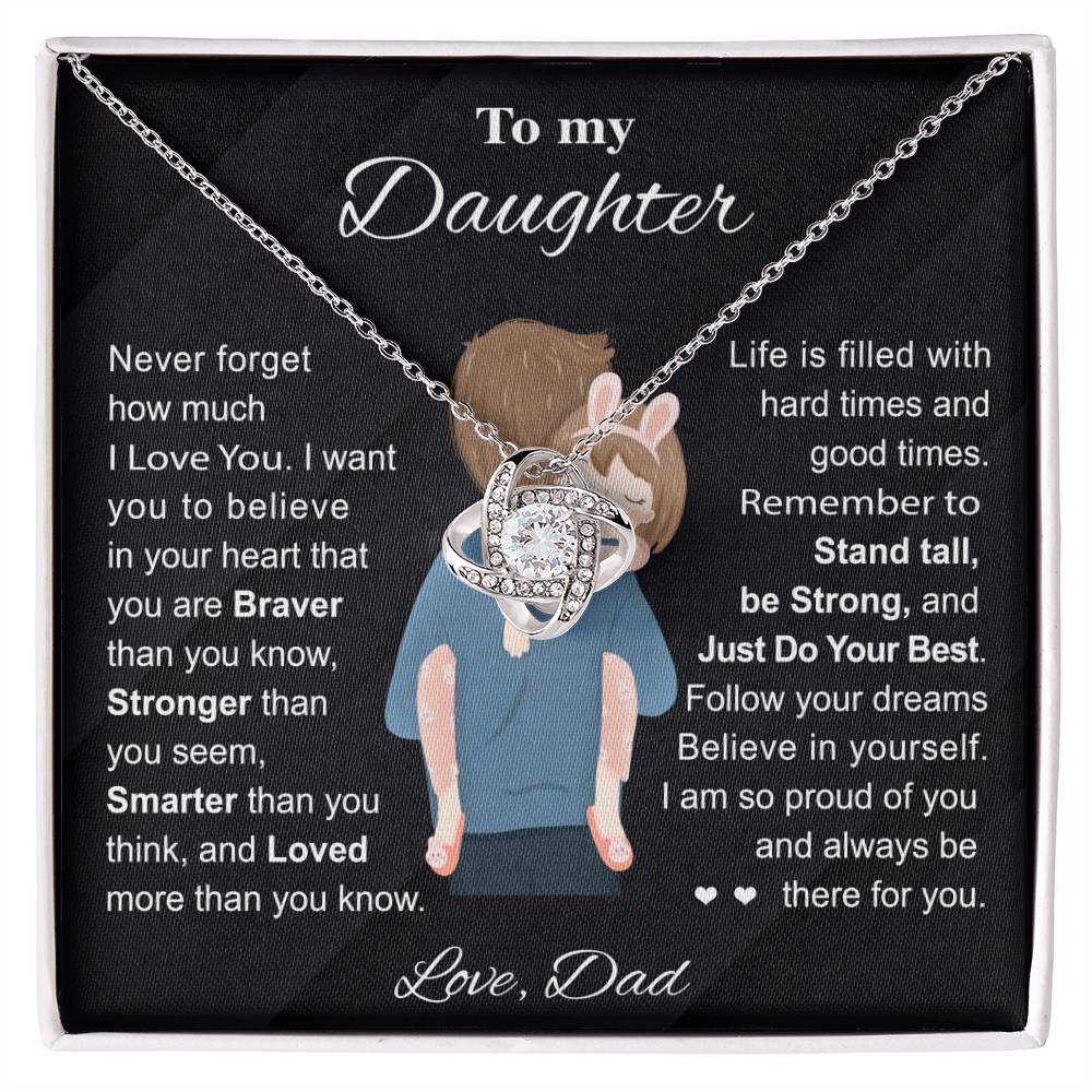 To My Daughter Necklace SA