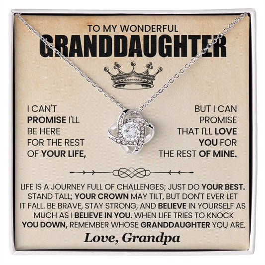 To My Granddaughter My Hearts Delight