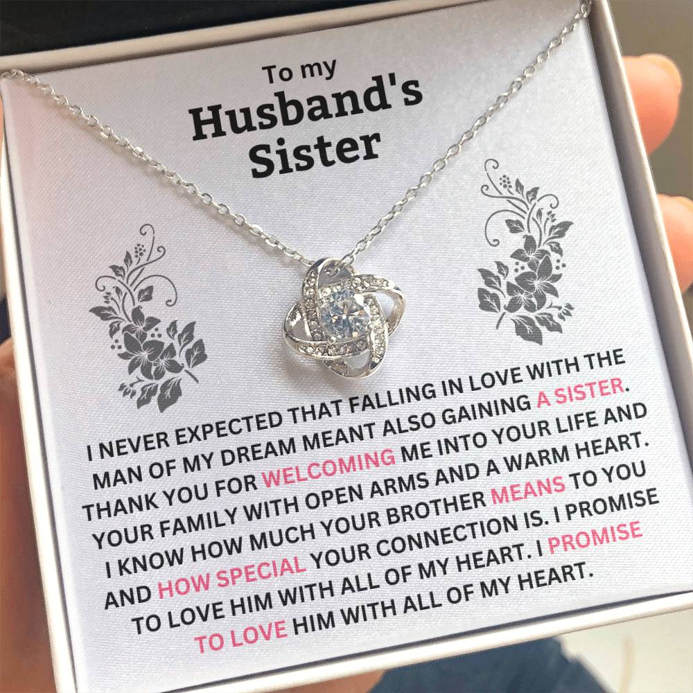 To My Husband's Sister - You Are Not Only My Wonderful Sister, You’re My Sister Of The Heart - Necklace