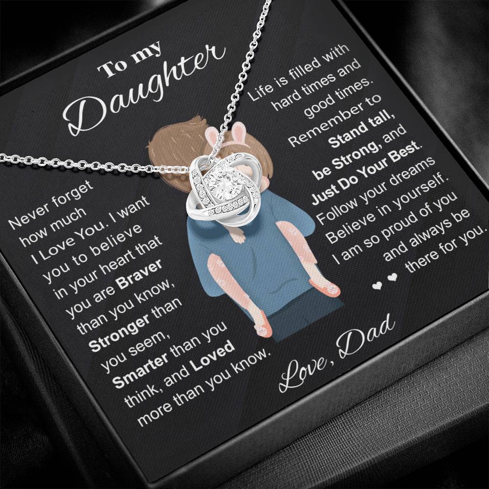 To My Daughter Necklace SA