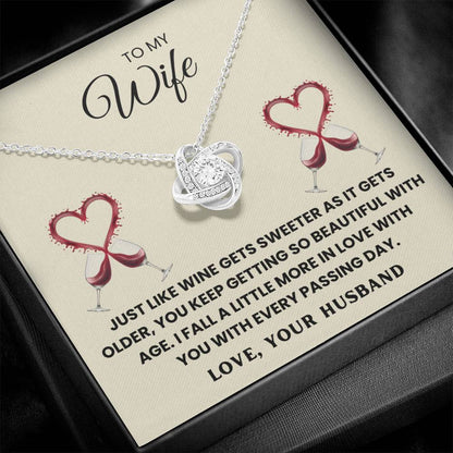 TO MY WIFE - I FALL A LITTLE MORE IN LOVE WITH YOU WITH EVERY PASSING DAY - Necklace