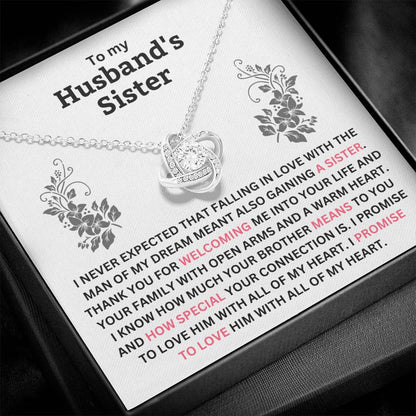 To My Husband's Sister - You Are Not Only My Wonderful Sister, You’re My Sister Of The Heart - Necklace