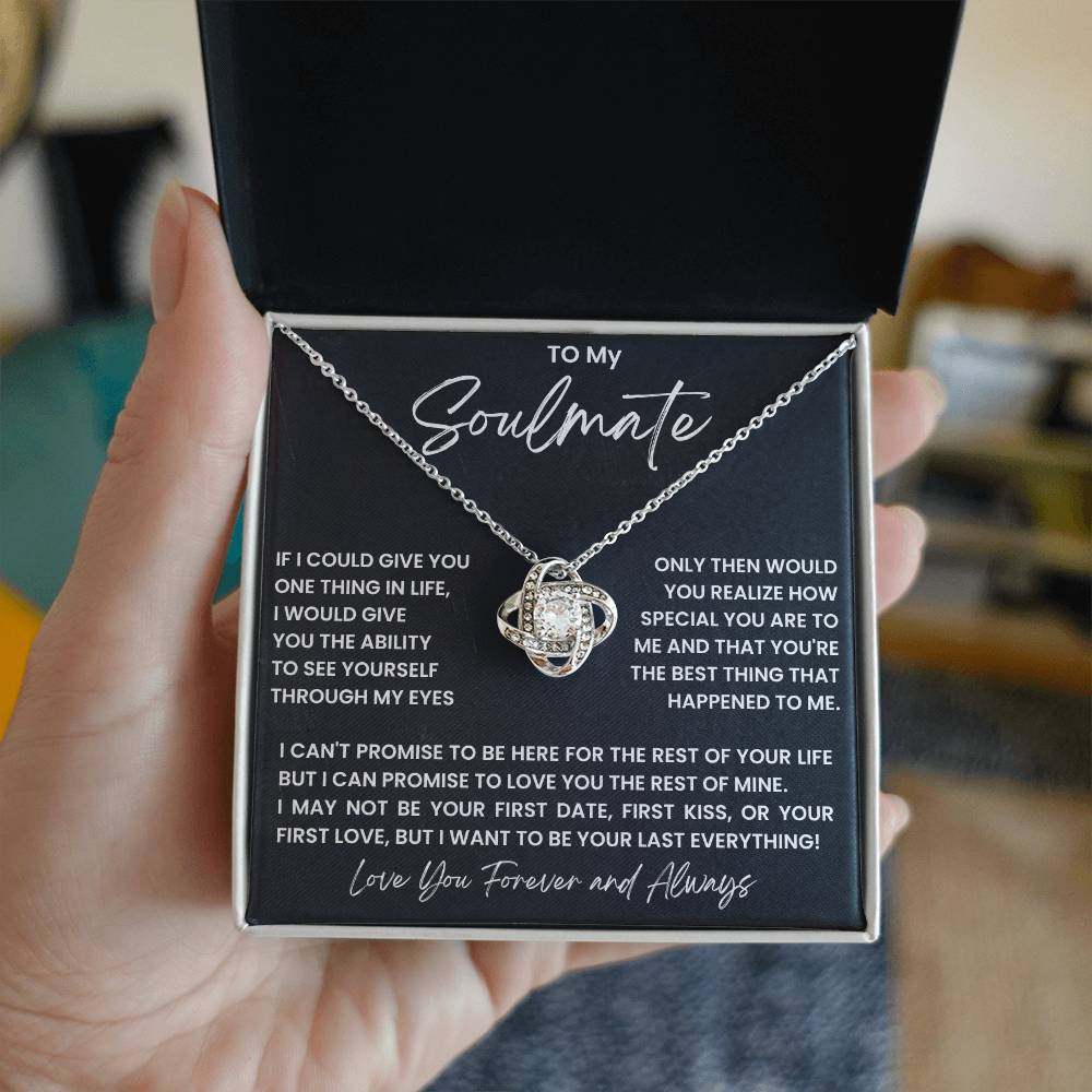 Gift to my soulmate | Anniversary Gift | Necklace for woman