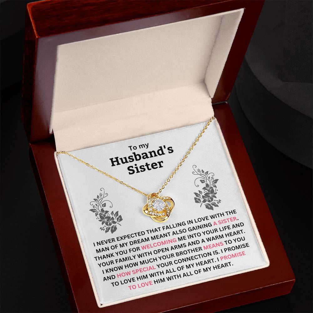 To My Husband's Sister - You Are Not Only My Wonderful Sister, You’re My Sister Of The Heart - Necklace