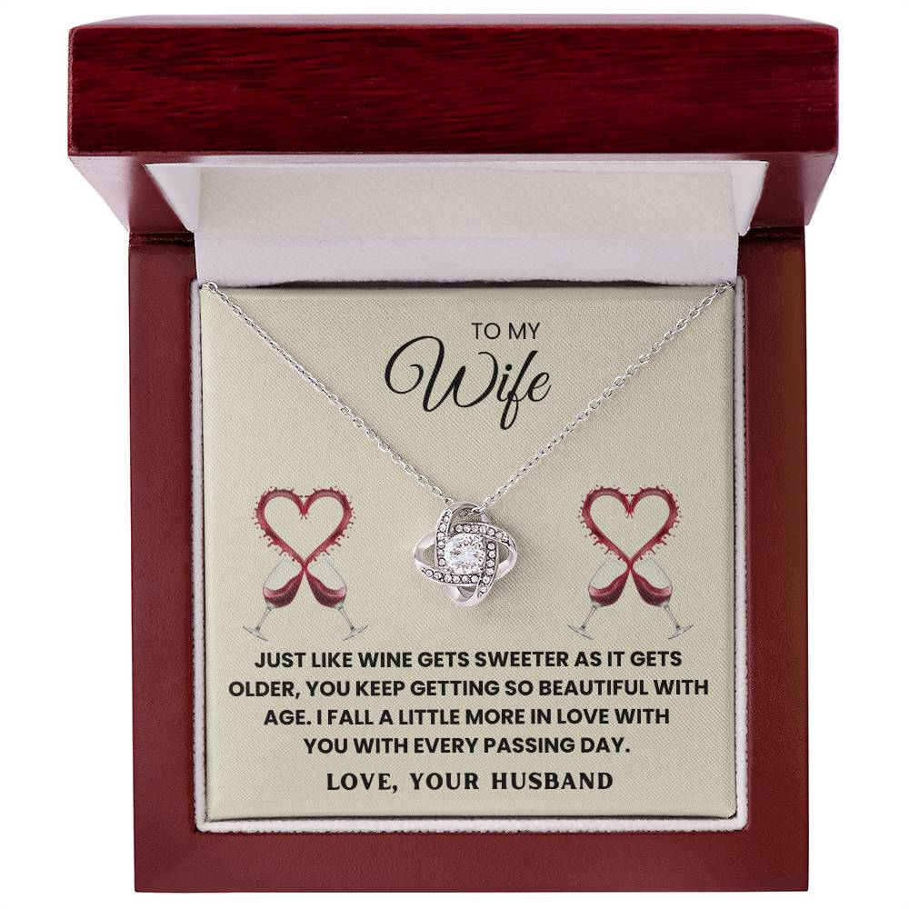 TO MY WIFE - I FALL A LITTLE MORE IN LOVE WITH YOU WITH EVERY PASSING DAY - Necklace