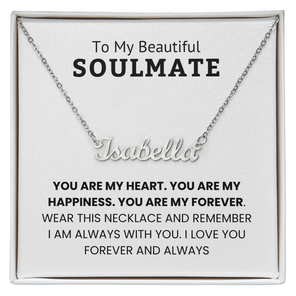 Personalized Name Necklace for Soulmate – Romantic Gift for Her