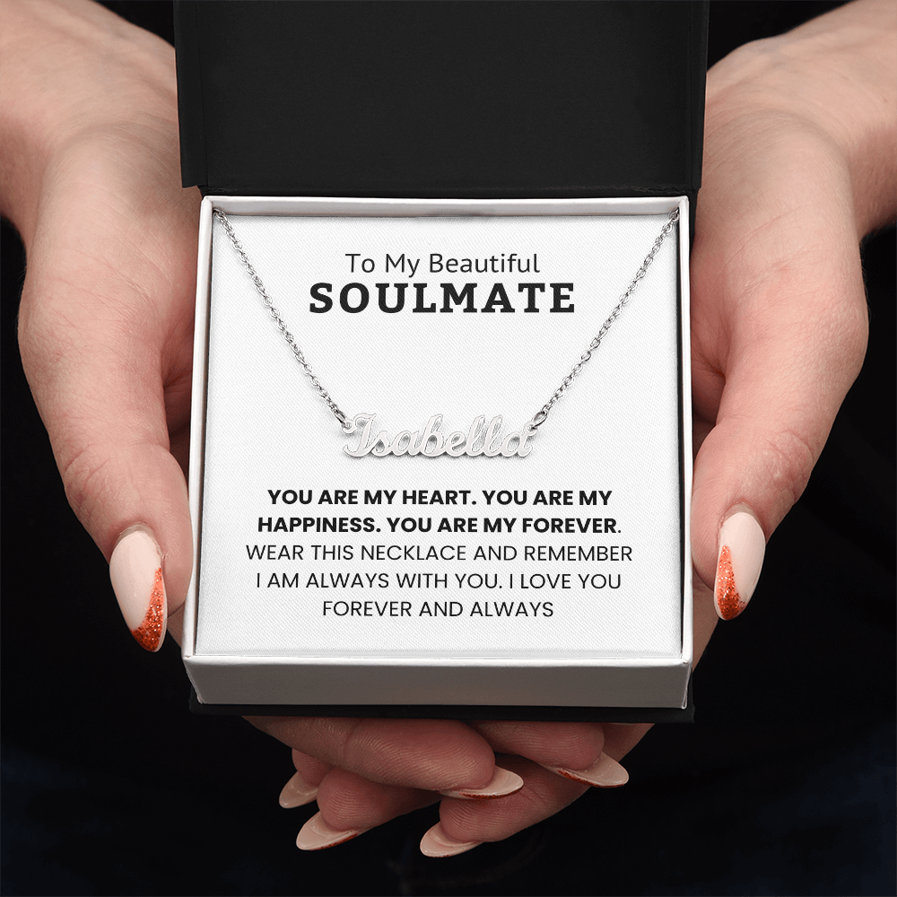 Personalized Name Necklace for Soulmate – Romantic Gift for Her