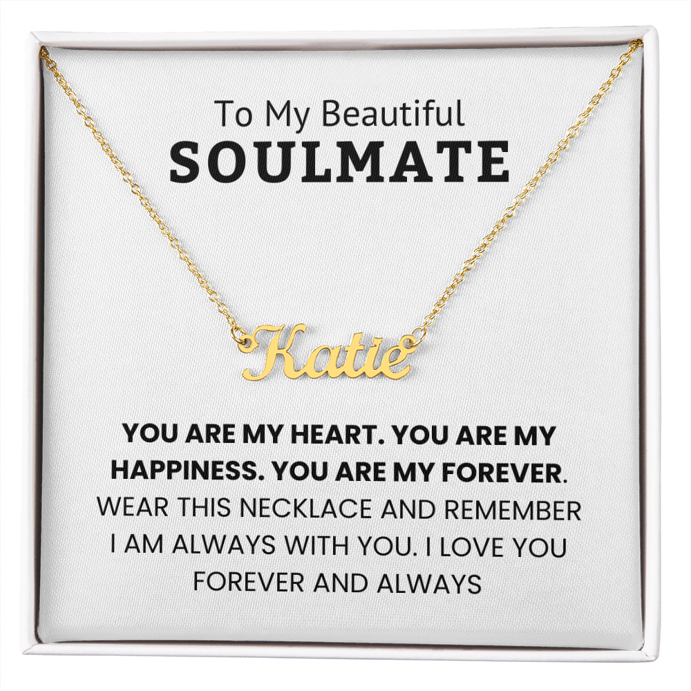 Personalized Name Necklace for Soulmate – Romantic Gift for Her