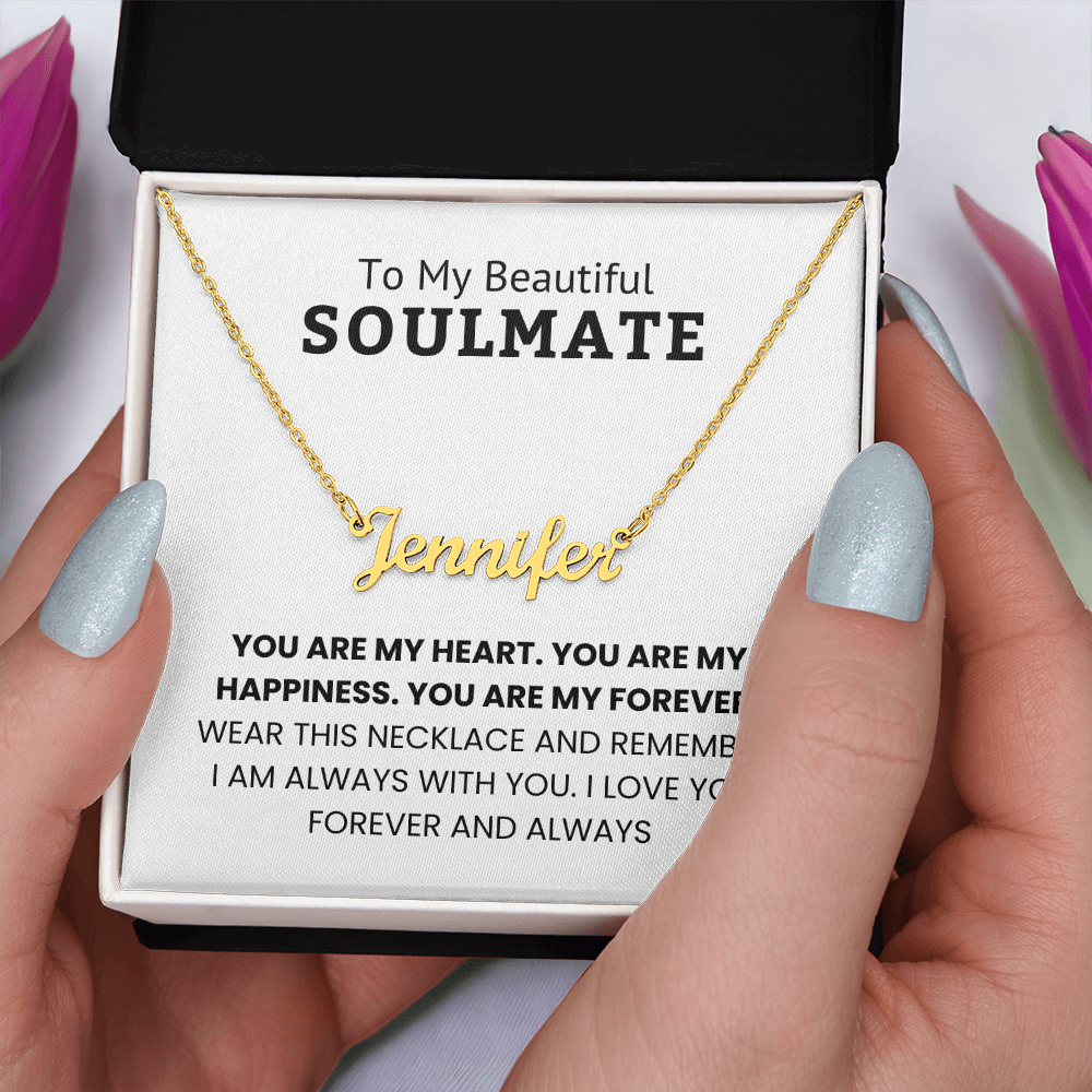 Personalized Name Necklace for Soulmate – Romantic Gift for Her