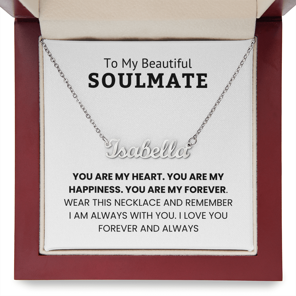 Personalized Name Necklace for Soulmate – Romantic Gift for Her