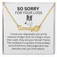 Forever in Your Heart: Loss of Dog Message Card Necklace Jewelry