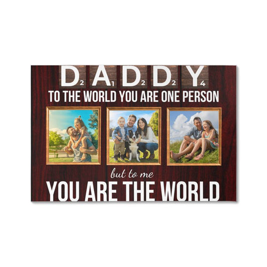 Personalized Dad Canvas