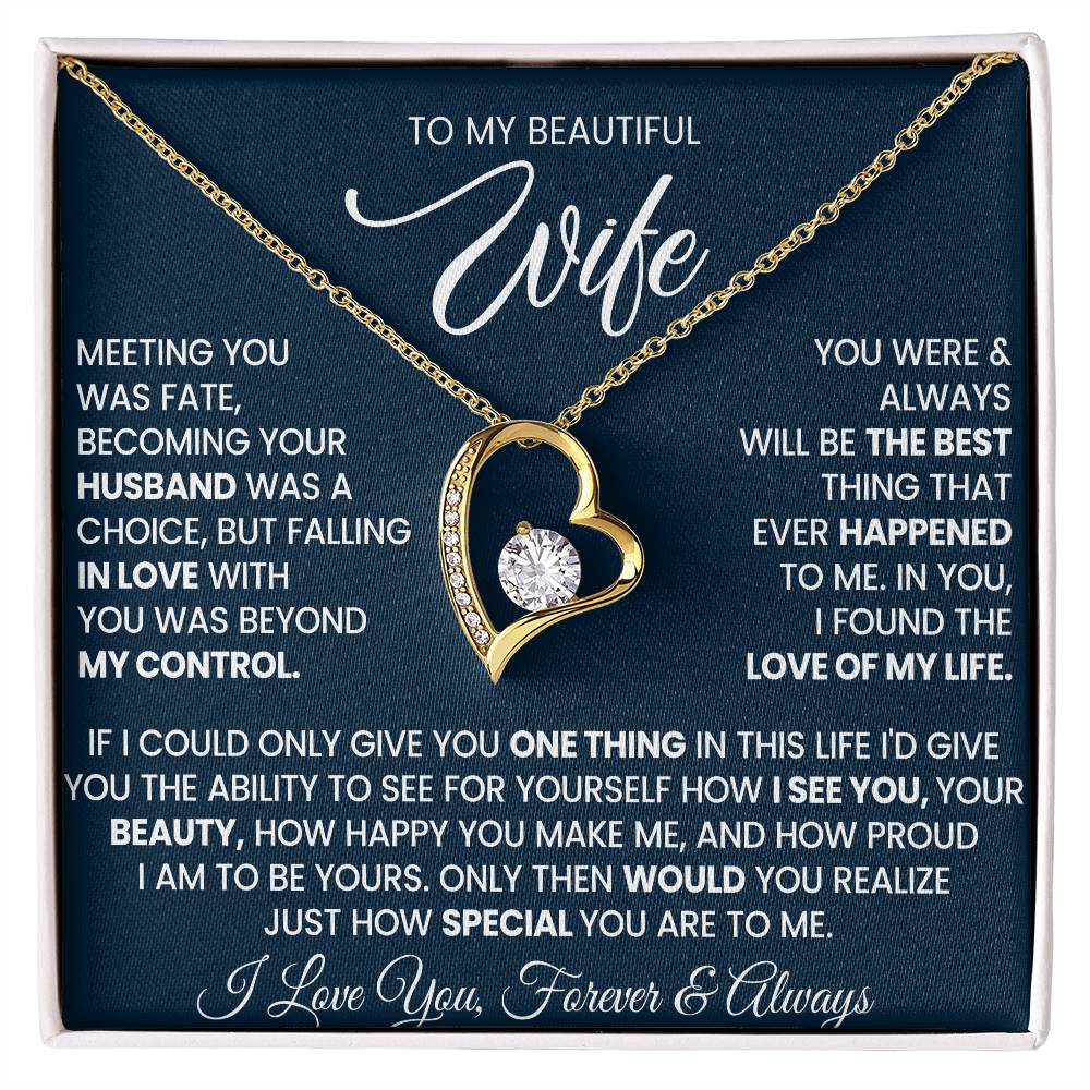 To My Beautiful Wife My Eternal Love