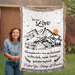 Camping Blanket Gift – For the One Who’s Your Rock, Through Every Hour and Horizon