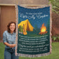 To the One Who Lights My Campfire – Cozy Camping Love Blanket 🔥🎒
