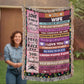 Gift for Wife – You Are My Sunshine Blanket
