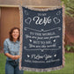 To My Wife – You Are My World Love Gift Blanket
