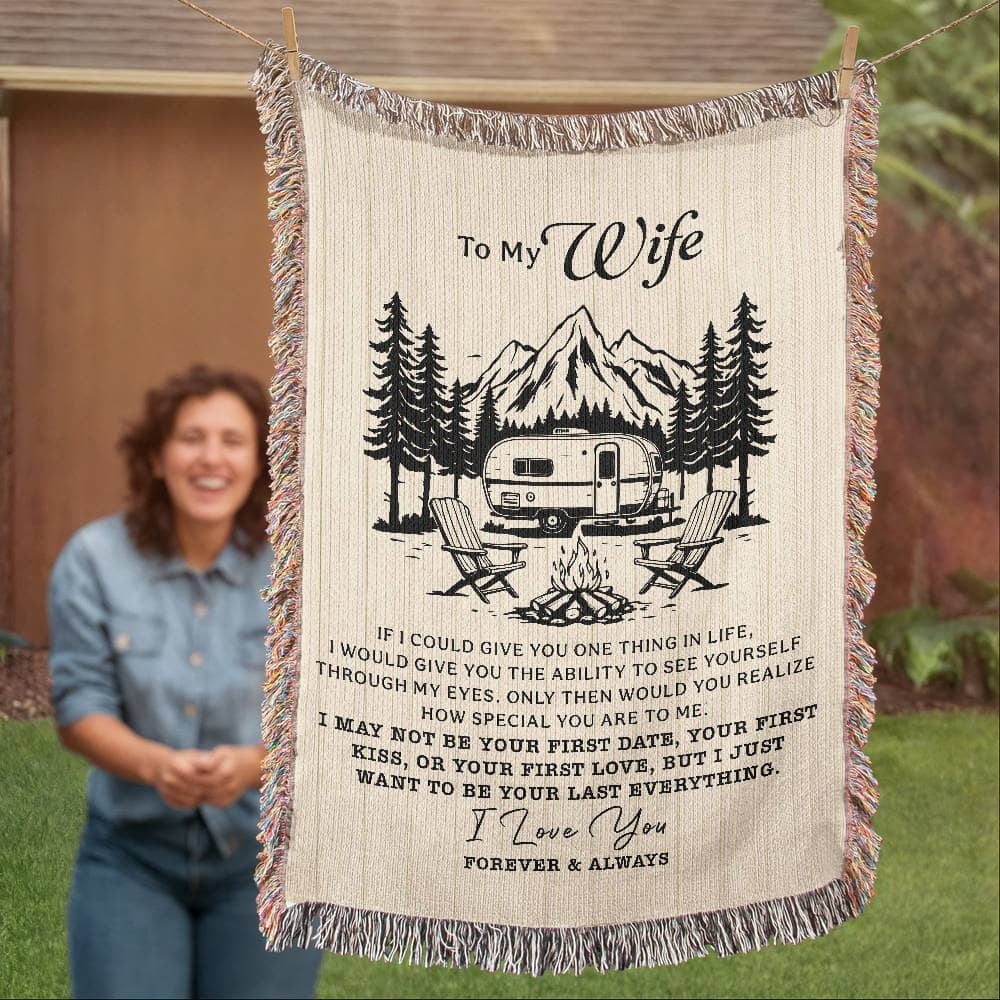 To My Wife — Camper Love Blanket ❤️🔥
