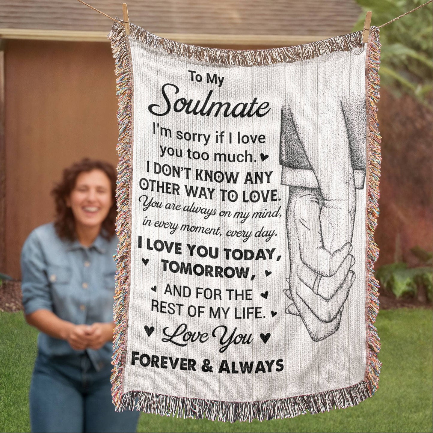 Forever & Always – Soulmate Love Gift Blanket