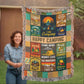 Happy Camping Blanket Gift