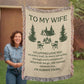 Camping Blanket Gift for Wife – I FLUFFING Love You, Always