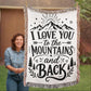 I Love You to the Moon and Back (Blanket)