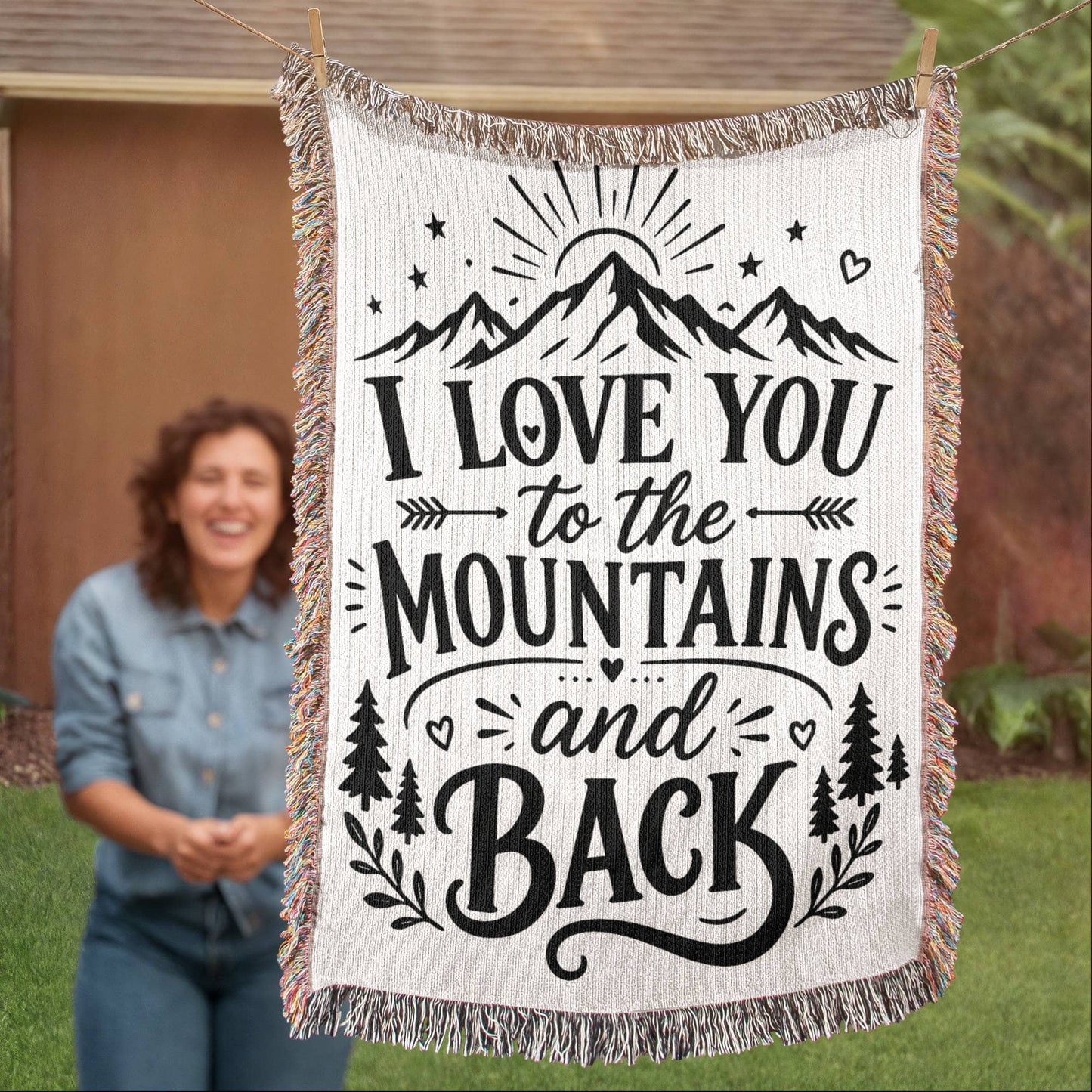 I Love You to the Moon and Back (Blanket)