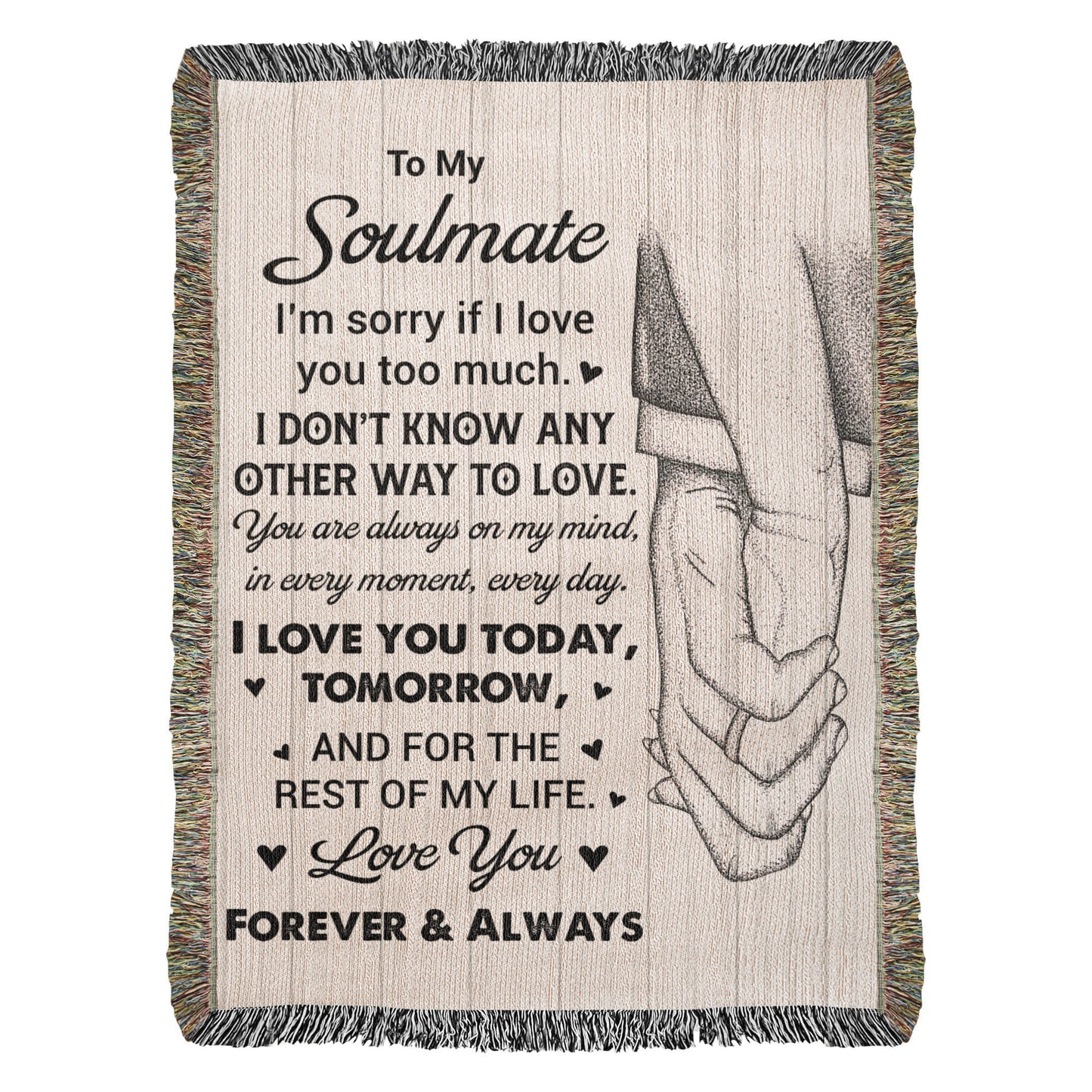 Forever & Always – Soulmate Love Gift Blanket