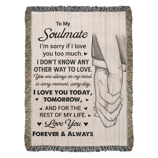 Forever & Always – Soulmate Love Gift Blanket