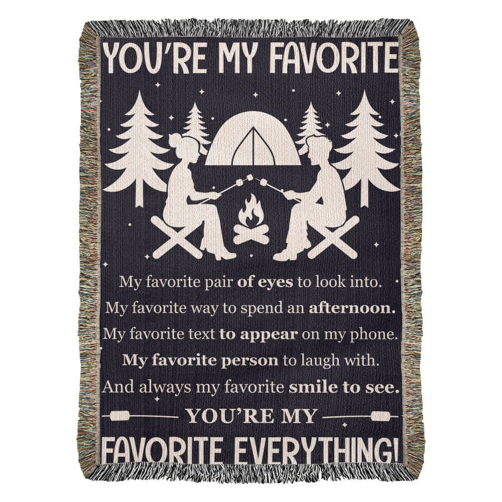 Camping Blanket Gift – For Your Favorite Person in the World