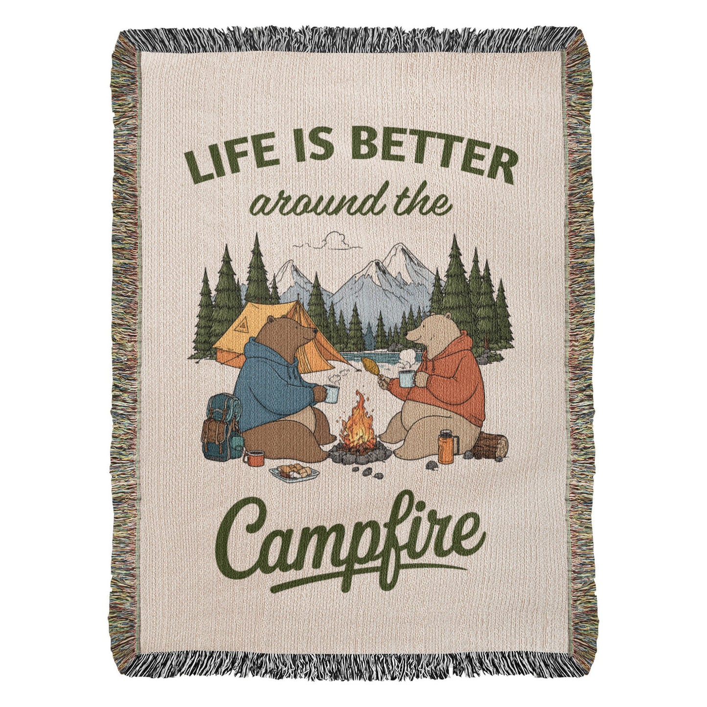 Life Is Better Around The Campfire (Blanket) ❤️