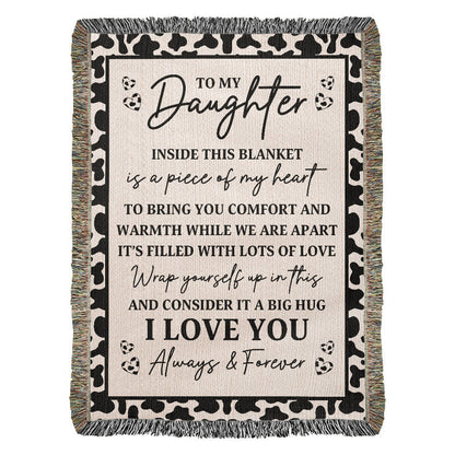 Cow Print Blanket for Daughter – A Big Hug from Mom’s Heart