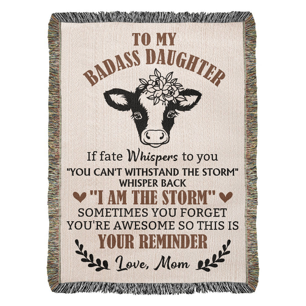 To My Badass Daughter – You Are the Storm ⚡🐮