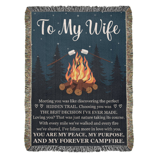 To My Wife – You Are My Peace, My Purpose, My Forever Campfire 🔥