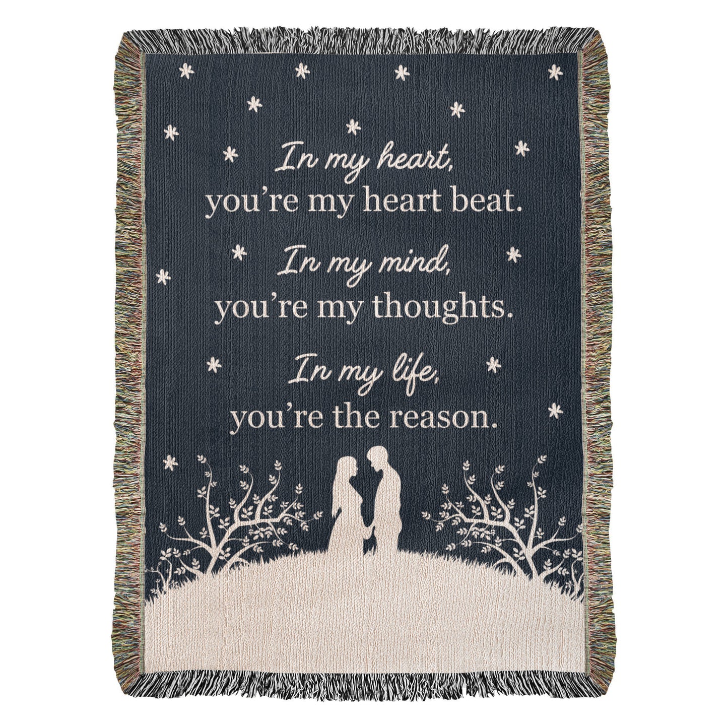 Gift for My Love – You're My Heartbeat Forever Blanket