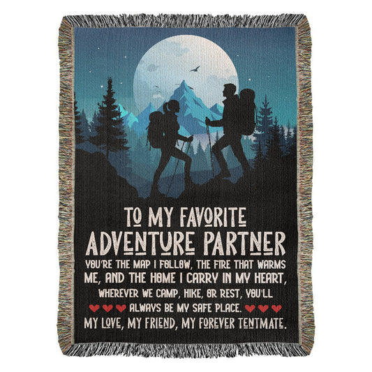 To My Favorite Adventure Partner – My Forever Tentmate 🏔️❤️