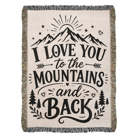 I Love You to the Moon and Back (Blanket)