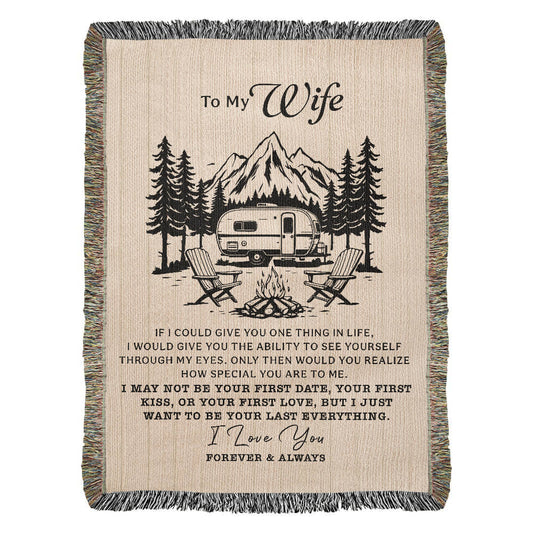 To My Wife — Camper Love Blanket ❤️🔥