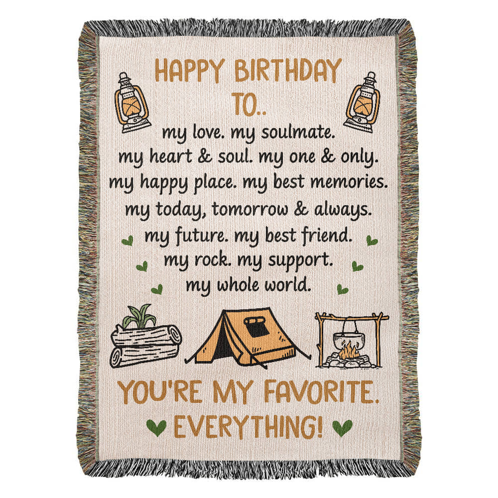 Happy Birthday to My Favorite Person 💛⛺