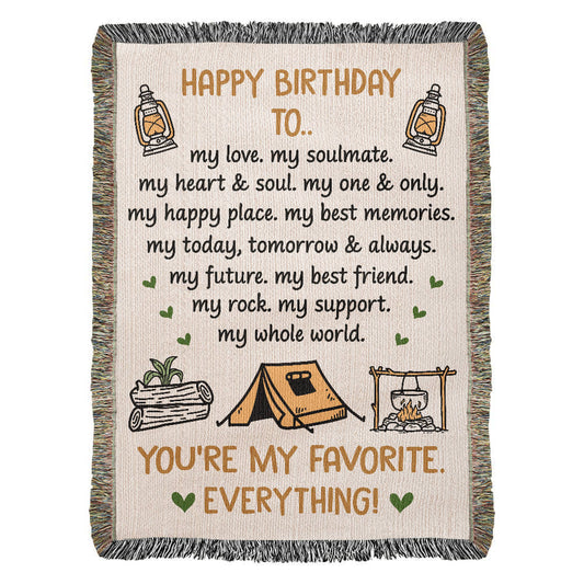 Happy Birthday to My Favorite Person 💛⛺