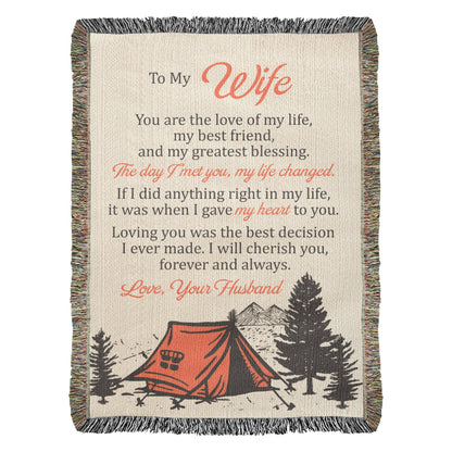 My Heart to You Blanket – Gift for Wife