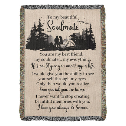 To My Beautiful Soulmate — A Blanket Full of Love, Memories, and Meaning ⛺❤️