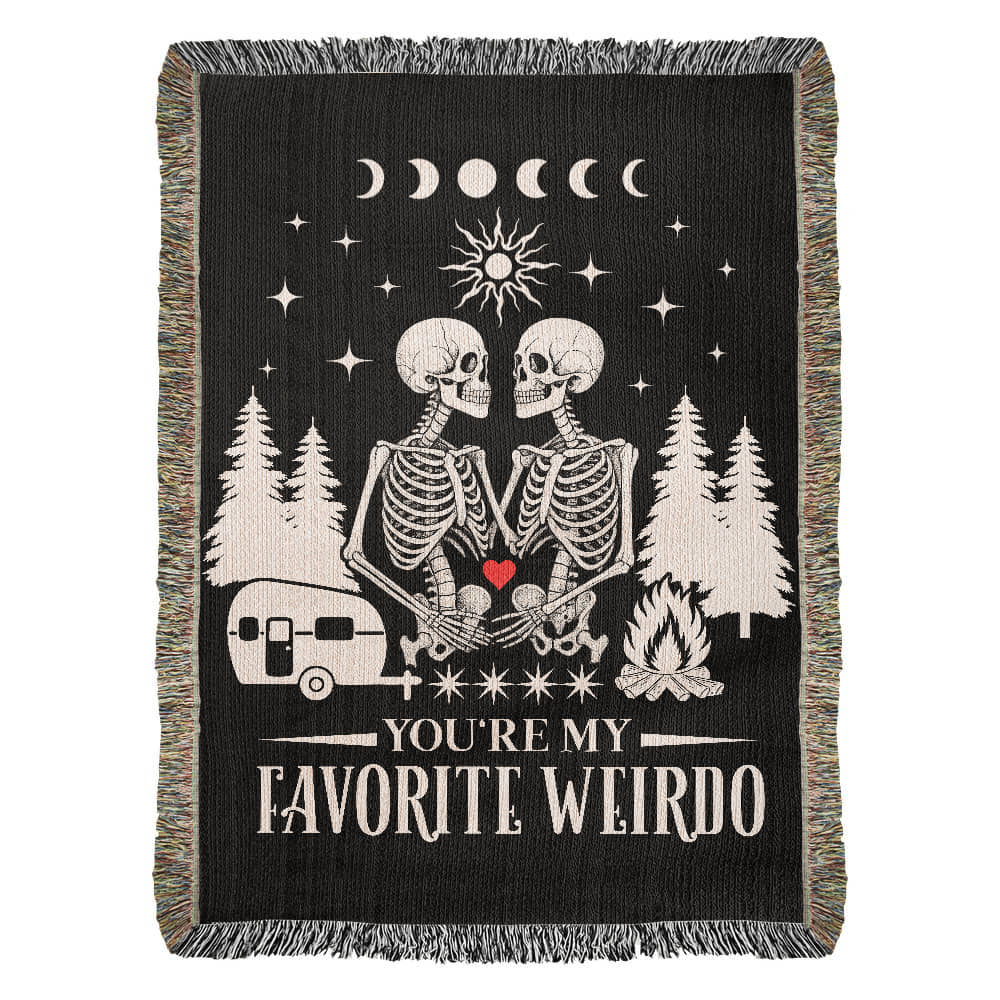 Cozy Up With Your Favorite Weirdo – The Perfect Camping Couples Blanket