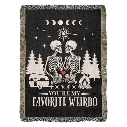 Cozy Up With Your Favorite Weirdo – The Perfect Camping Couples Blanket