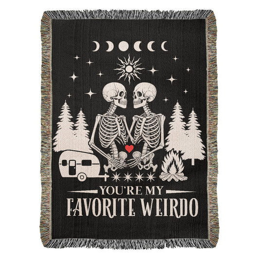 Cozy Up With Your Favorite Weirdo – The Perfect Camping Couples Blanket