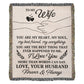 Love Beyond Words Blanket – Anniversary Gift for Wife