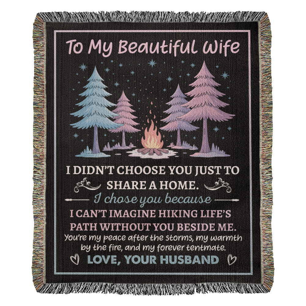 To My Beautiful Wife – You’re My Peace, My Fire, My Forever Tentmate 💕